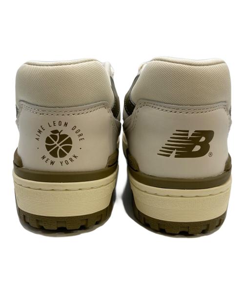 NEW BALANCE（ニューバランス）NEW BALANCE (ニューバランス) Aime Leon Dore (エメ レオン ドレ) BB550AD1 グリーン×ホワイト サイズ:27.5cm/US9.5/UK9/EU43の古着・服飾アイテム