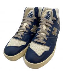 NEW BALANCE×Aime Leon Dore（ニューバランス×エメ レオン ドレ）の古着「BB650RB1/ハイカットスニーカー」｜ネイビー×ホワイト