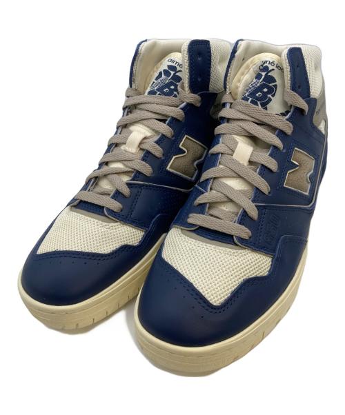 NEW BALANCE（ニューバランス）NEW BALANCE (ニューバランス) Aime Leon Dore (エメ レオン ドレ) BB650RB1 ネイビー×ホワイト サイズ:27.5cm/US9.5/UK9/EU43の古着・服飾アイテム