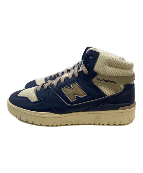 NEW BALANCE（ニューバランス）NEW BALANCE (ニューバランス) Aime Leon Dore (エメ レオン ドレ) BB650RB1 ネイビー×ホワイト サイズ:27.5cm/US9.5/UK9/EU43の古着・服飾アイテム