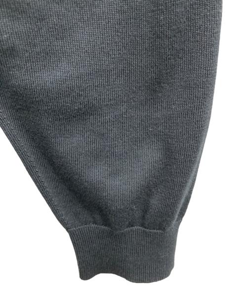 UNITED ARROWS（ユナイテッドアローズ）UNITED ARROWS (ユナイテッドアローズ) ハイゲージ コットン ニット ポロ ネイビー サイズ:L 未使用品の古着・服飾アイテム