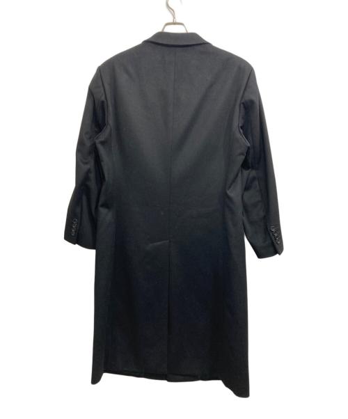 ARMANI COLLEZIONI（アルマーニ コレツィオーニ）ARMANI COLLEZIONI (アルマーニ コレツィオーニ) カシミヤ混コート ブラック サイズ:48の古着・服飾アイテム