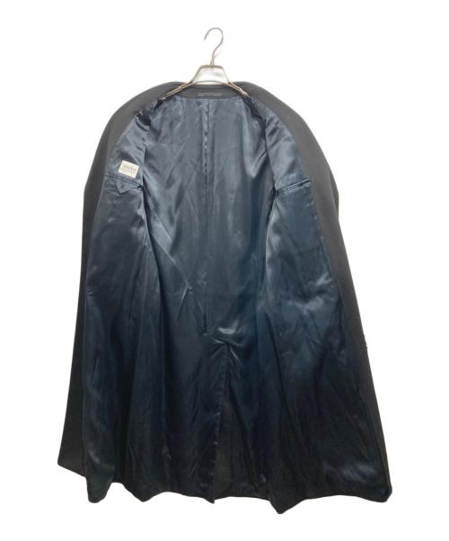 ARMANI COLLEZIONI（アルマーニ コレツィオーニ）ARMANI COLLEZIONI (アルマーニ コレツィオーニ) カシミヤ混コート ブラック サイズ:48の古着・服飾アイテム