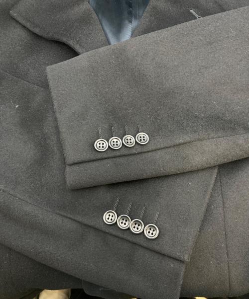 ARMANI COLLEZIONI（アルマーニ コレツィオーニ）ARMANI COLLEZIONI (アルマーニ コレツィオーニ) カシミヤ混コート ブラック サイズ:48の古着・服飾アイテム