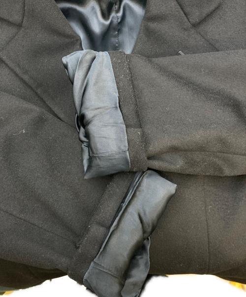 ARMANI COLLEZIONI（アルマーニ コレツィオーニ）ARMANI COLLEZIONI (アルマーニ コレツィオーニ) カシミヤ混コート ブラック サイズ:48の古着・服飾アイテム