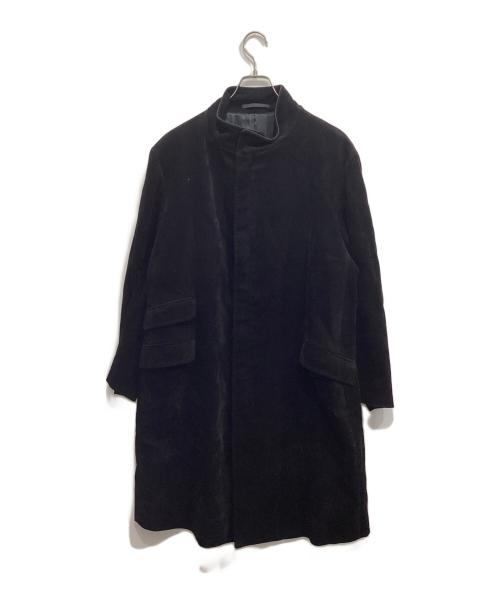 ARMANI COLLEZIONI（アルマーニ コレツィオーニ）ARMANI COLLEZIONI (アルマーニ コレツィオーニ) スタンドカラーコート ブラック サイズ:52の古着・服飾アイテム