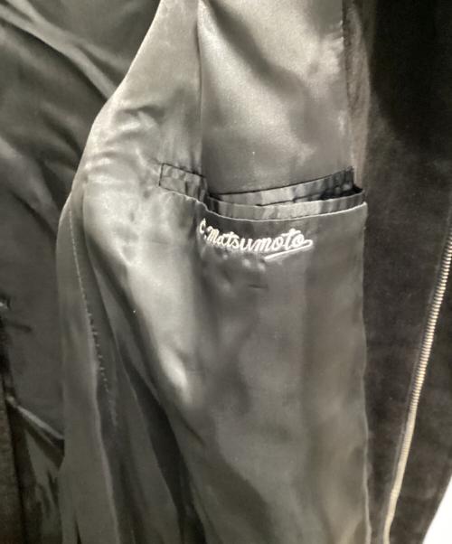 ARMANI COLLEZIONI（アルマーニ コレツィオーニ）ARMANI COLLEZIONI (アルマーニ コレツィオーニ) スタンドカラーコート ブラック サイズ:52の古着・服飾アイテム