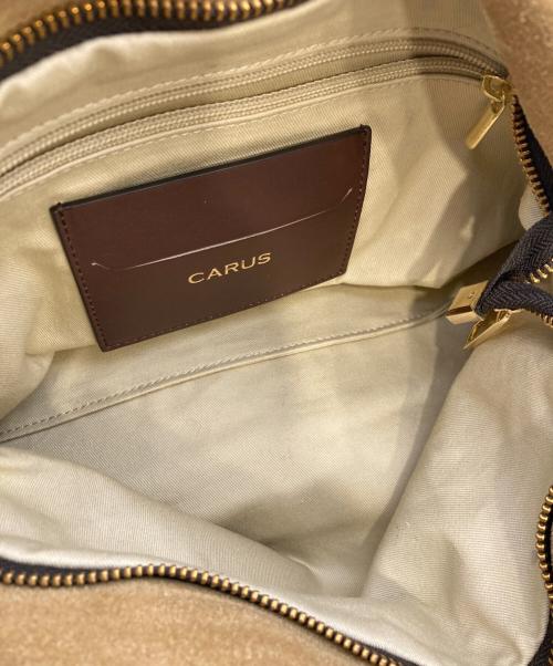 CARUS（カルス）CARUS (カルス) スエード ショルダーバッグ ブラウンの古着・服飾アイテム