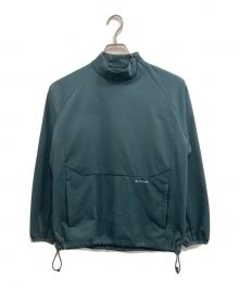Snow peak（スノーピーク）の古着「Lightweight Softshell Pullover/ライトウェイト ソフトシェル プルオーバー」｜グリーン