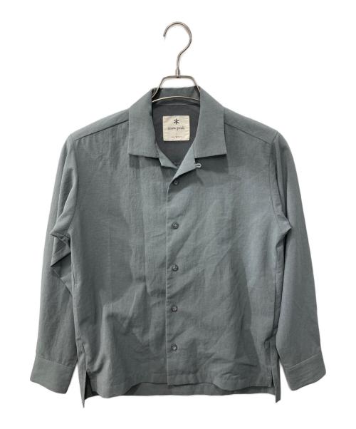 Snow peak（スノーピーク）snow peak (スノーピーク) Peライトポプリンシャツ グレー サイズ:1の古着・服飾アイテム