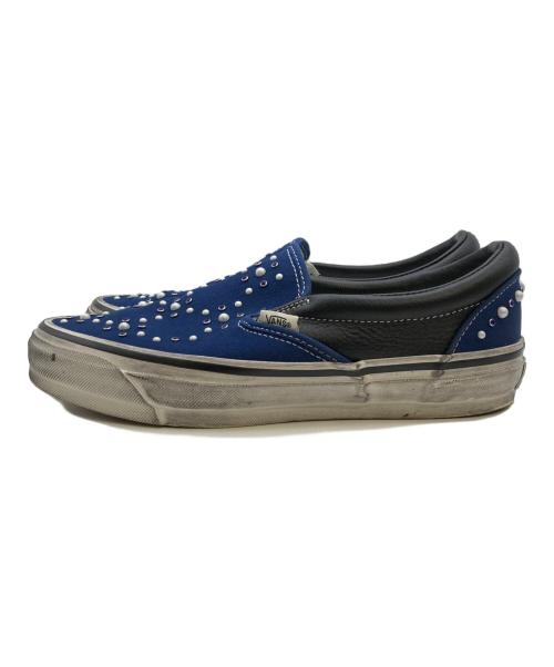 VANS（ヴァンズ）VANS (ヴァンズ) LX CLASSIC SLIP-ON 98/スリッポン ネイビー×ブラック サイズ:26cm/US8/UK7/EUR40.5の古着・服飾アイテム