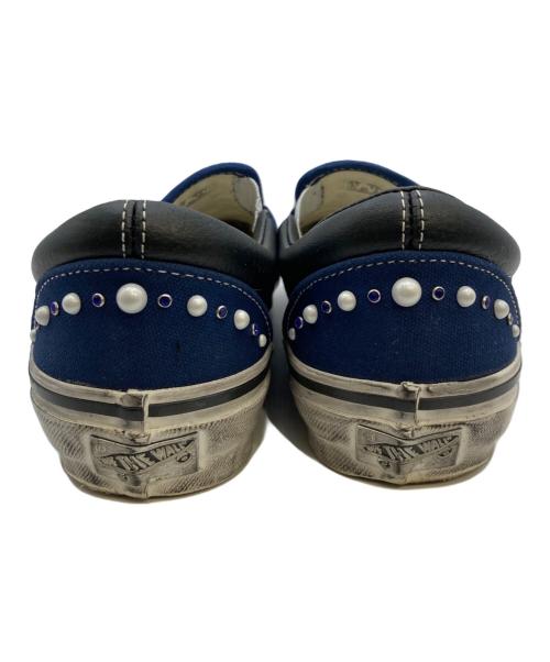 VANS（ヴァンズ）VANS (ヴァンズ) LX CLASSIC SLIP-ON 98/スリッポン ネイビー×ブラック サイズ:26cm/US8/UK7/EUR40.5の古着・服飾アイテム