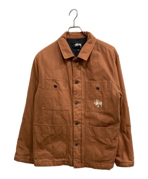 stussy（ステューシー）stussy (ステューシー) Quilted Chore Coat ブラウン サイズ:Sの古着・服飾アイテム