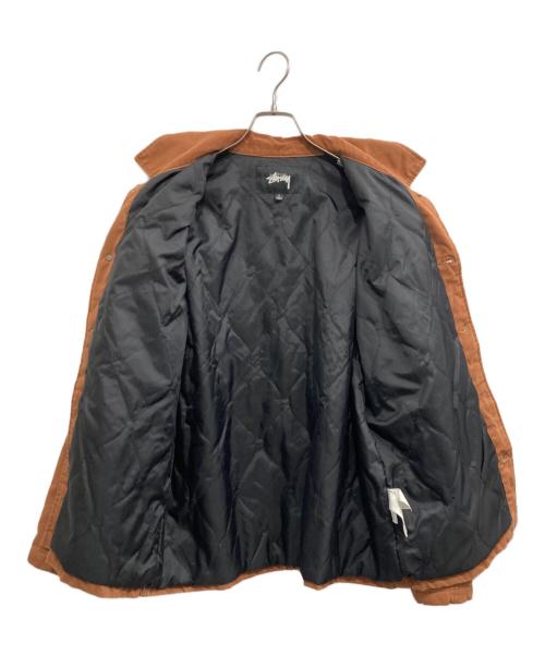 stussy（ステューシー）stussy (ステューシー) Quilted Chore Coat ブラウン サイズ:Sの古着・服飾アイテム