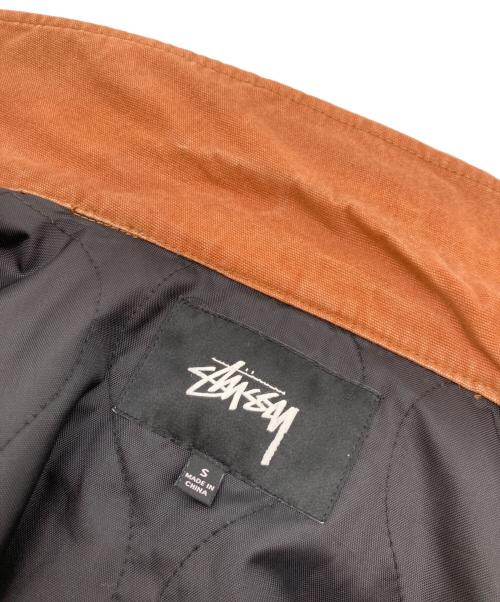 stussy（ステューシー）stussy (ステューシー) Quilted Chore Coat ブラウン サイズ:Sの古着・服飾アイテム
