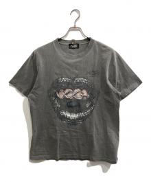xg×GR8×kosuke kawamura（エックスジー×グレイト×コウスケ カワムラ）の古着「プリントTシャツ」｜グレー