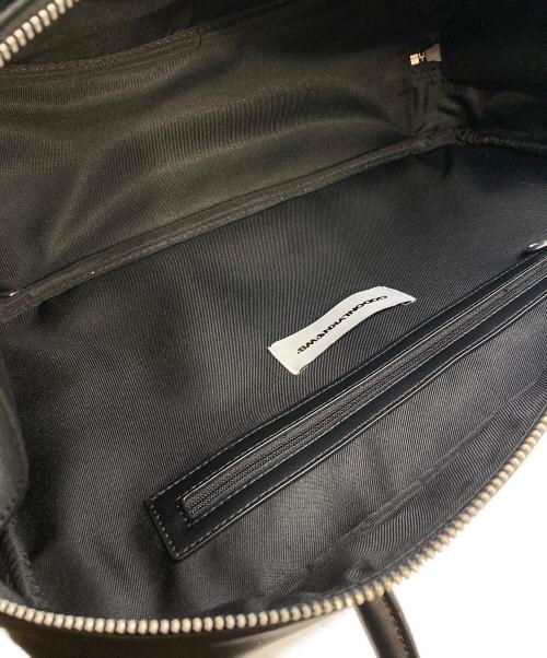 GODONLYKNOWS（ゴッド オンリー ノウズ）GODONLYKNOWS (ゴッド オンリー ノウズ) フェイクレザーハンドルバッグ ブラックの古着・服飾アイテム