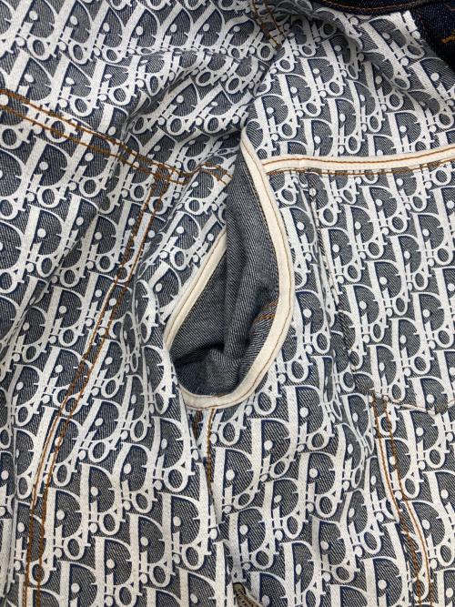 Dior（ディオール）Dior (ディオール) Oblique Raw Cotton Denim Jacket/Oblique Jacket インディゴ サイズ:44の古着・服飾アイテム