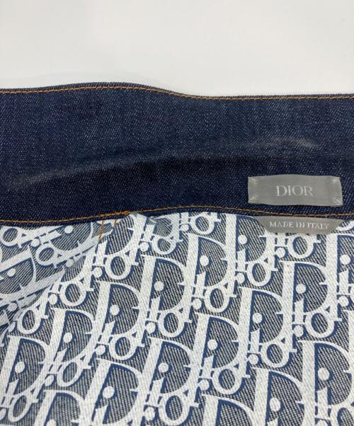 Dior（ディオール）Dior (ディオール) Oblique Raw Cotton Denim Jacket/Oblique Jacket インディゴ サイズ:44の古着・服飾アイテム