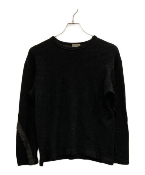 COMME des GARCONS HOMME（コムデギャルソン オム）COMME des GARCONS HOMME (コムデギャルソン オム) 田中オム AD1997 袖切替ニット チャコールグレー サイズ:記載なしの古着・服飾アイテム