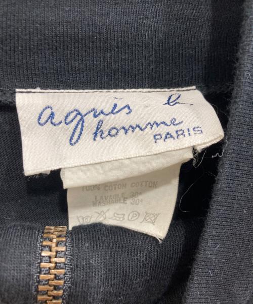 agnes b homme（アニエスベーオム）agnes b homme (アニエスベーオム) ジップブルゾン ブラック サイズ:2の古着・服飾アイテム