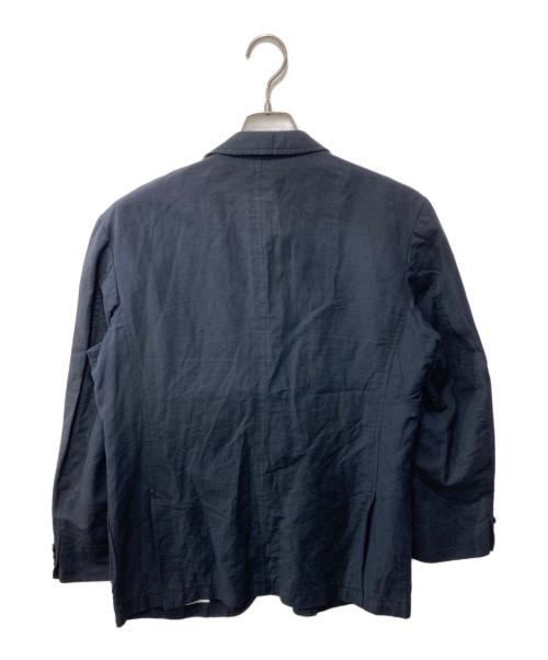 BURBERRY LONDON（バーバリーロンドン）BURBERRY LONDON (バーバリーロンドン) リネン混テーラードジャケット ネイビー サイズ:Lの古着・服飾アイテム