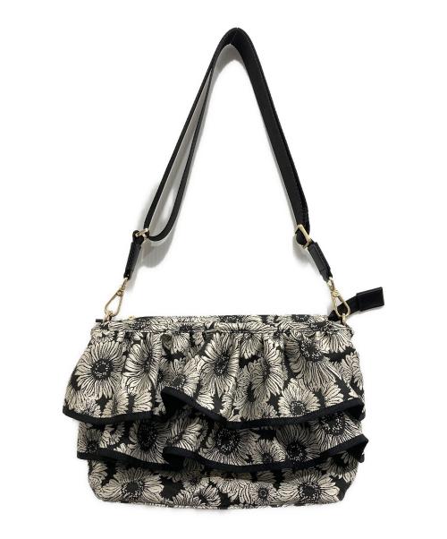TOCCA（トッカ）TOCCA (トッカ) FRILL POCHETTE/フリル ポシェット ブラック×ホワイト サイズ:Fの古着・服飾アイテム
