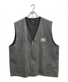 HUF（ハフ）の古着「HEMP TWO POCKET WORK VEST」｜グレー