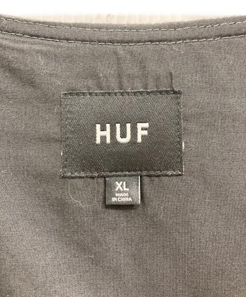 HUF（ハフ）HUF (ハフ) HEMP TWO POCKET WORK VEST グレー サイズ:XLの古着・服飾アイテム