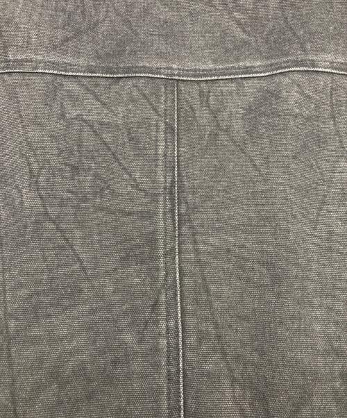 HUF（ハフ）HUF (ハフ) HEMP TWO POCKET WORK VEST グレー サイズ:XLの古着・服飾アイテム