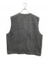 HUF (ハフ) HEMP TWO POCKET WORK VEST グレー サイズ:XL：5000円