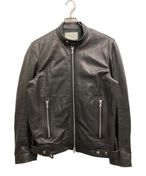 MAISON SPECIAL（メゾンスペシャル）MAISON SPECIAL (メゾンスペシャル) Dress-Fit Sheep Leather Single Rider Jacket ブラック サイズ:2の古着・服飾アイテム
