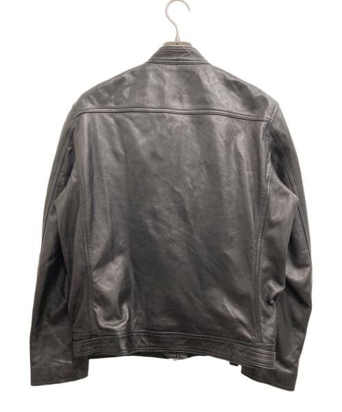 MAISON SPECIAL（メゾンスペシャル）MAISON SPECIAL (メゾンスペシャル) Dress-Fit Sheep Leather Single Rider Jacket ブラック サイズ:2の古着・服飾アイテム