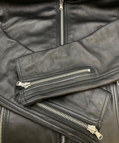 MAISON SPECIAL（メゾンスペシャル）MAISON SPECIAL (メゾンスペシャル) Dress-Fit Sheep Leather Single Rider Jacket ブラック サイズ:2の古着・服飾アイテム