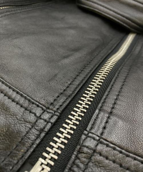 MAISON SPECIAL（メゾンスペシャル）MAISON SPECIAL (メゾンスペシャル) Dress-Fit Sheep Leather Single Rider Jacket ブラック サイズ:2の古着・服飾アイテム