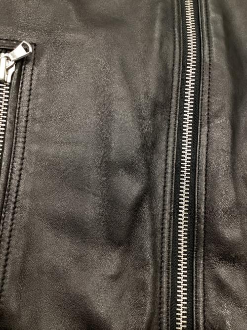 MAISON SPECIAL（メゾンスペシャル）MAISON SPECIAL (メゾンスペシャル) Dress-Fit Sheep Leather Single Rider Jacket ブラック サイズ:2の古着・服飾アイテム