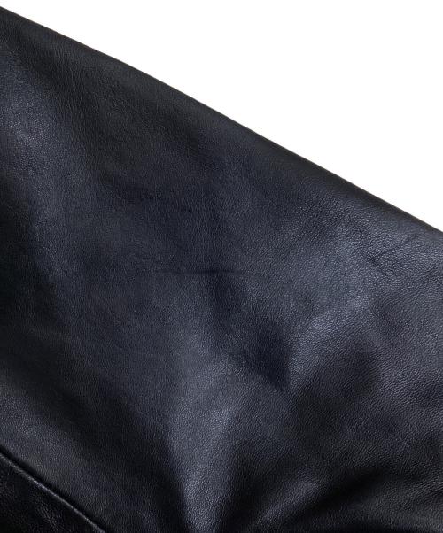 MAISON SPECIAL（メゾンスペシャル）MAISON SPECIAL (メゾンスペシャル) Dress-Fit Sheep Leather Single Rider Jacket ブラック サイズ:2の古着・服飾アイテム