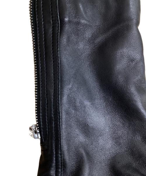 MAISON SPECIAL（メゾンスペシャル）MAISON SPECIAL (メゾンスペシャル) Dress-Fit Sheep Leather Single Rider Jacket ブラック サイズ:2の古着・服飾アイテム