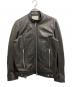 MAISON SPECIAL（メゾンスペシャル）の古着「Dress-Fit Sheep Leather Single Rider Jacket」｜ブラック