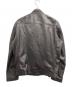 MAISON SPECIAL (メゾンスペシャル) Dress-Fit Sheep Leather Single Rider Jacket ブラック サイズ:2：20000円