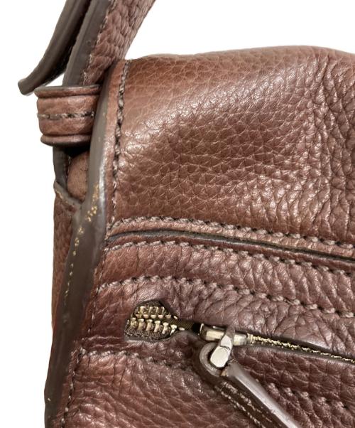 TUMI（トゥミ）TUMI (トゥミ) レザーメッセンジャーバッグ ブラウンの古着・服飾アイテム
