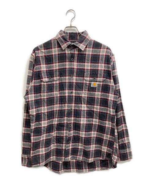 CarHartt（カーハート）CarHartt (カーハート) ネルシャツ ブラック サイズ:Lの古着・服飾アイテム