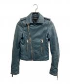 BALENCIAGAバレンシアガ）の古着「Leather Biker backet」｜ブルー