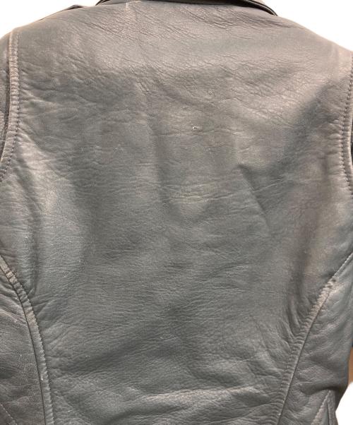 BALENCIAGA（バレンシアガ）BALENCIAGA (バレンシアガ) Leather Biker backet ブルー サイズ:36の古着・服飾アイテム