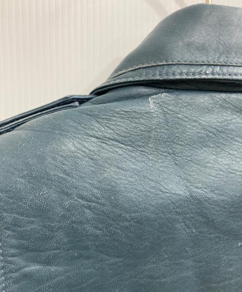 BALENCIAGA（バレンシアガ）BALENCIAGA (バレンシアガ) Leather Biker backet ブルー サイズ:36の古着・服飾アイテム
