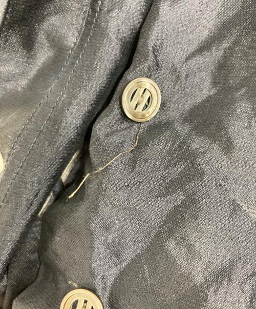 HERMES（エルメス）HERMES (エルメス) ボウタイノースリーブブラウス ネイビー サイズ:34の古着・服飾アイテム