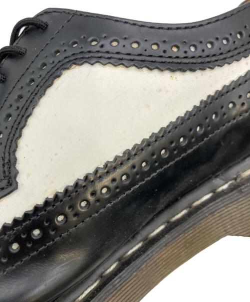 Dr.Martens（ドクターマーチン）Dr.Martens (ドクターマーチン) 10458 ウィングチップシューズ ホワイト×ブラック サイズ:USM9/USL10/UK8/EU42の古着・服飾アイテム