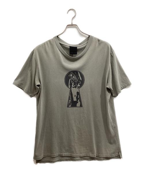 Hysteric Glamour（ヒステリックグラマー）Hysteric Glamour (ヒステリックグラマー) プリントTシャツ グレー サイズ:FREEの古着・服飾アイテム