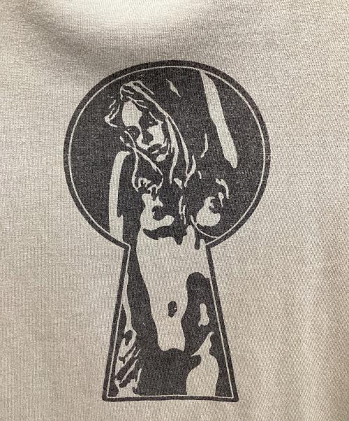 Hysteric Glamour（ヒステリックグラマー）Hysteric Glamour (ヒステリックグラマー) プリントTシャツ グレー サイズ:FREEの古着・服飾アイテム