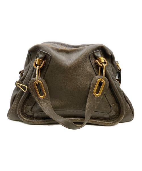 Chloe（クロエ）Chloe (クロエ) パラティ/ハンドバッグ グレーの古着・服飾アイテム